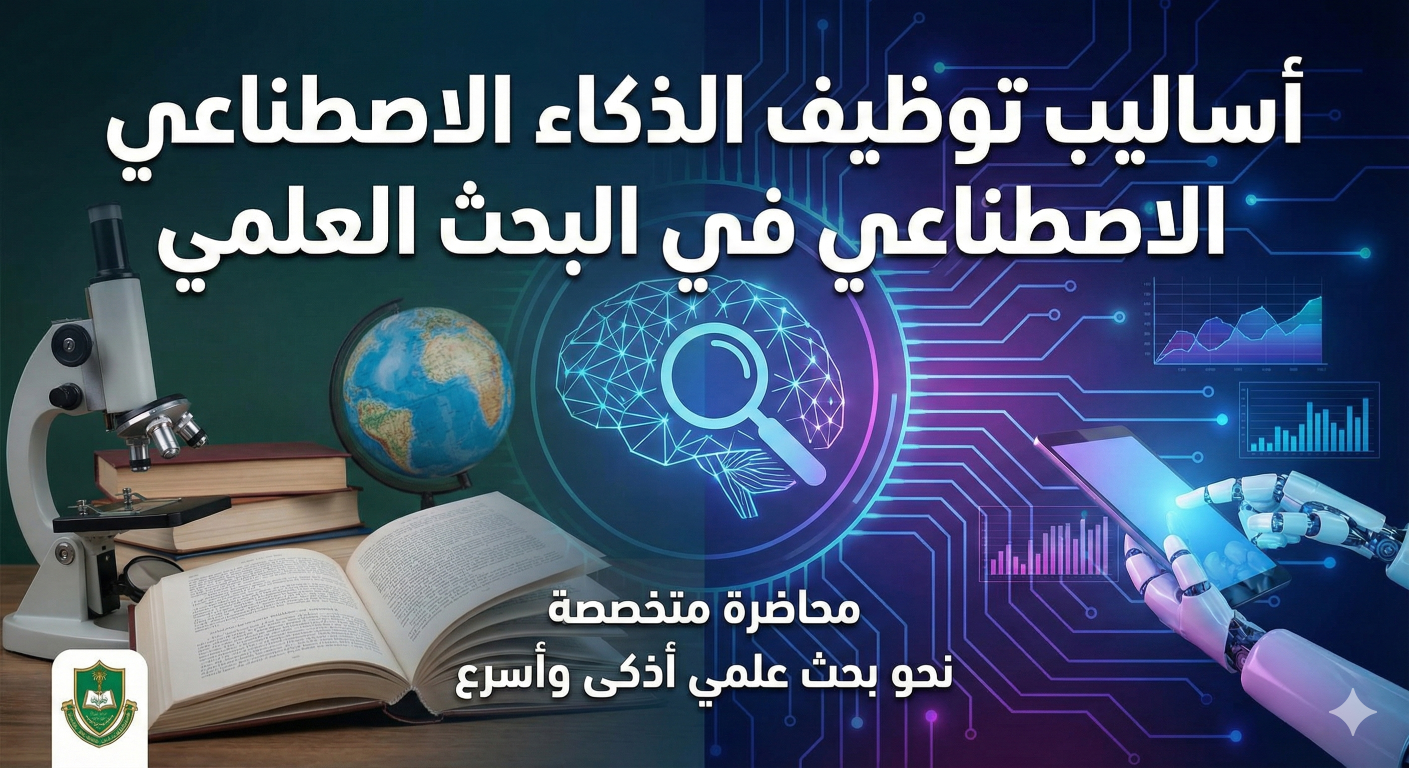 أساليب توظيف الذكاء الاصطناعي في البحث العلمي